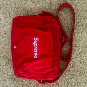 Red Supreme Shoulder Bag SS19
